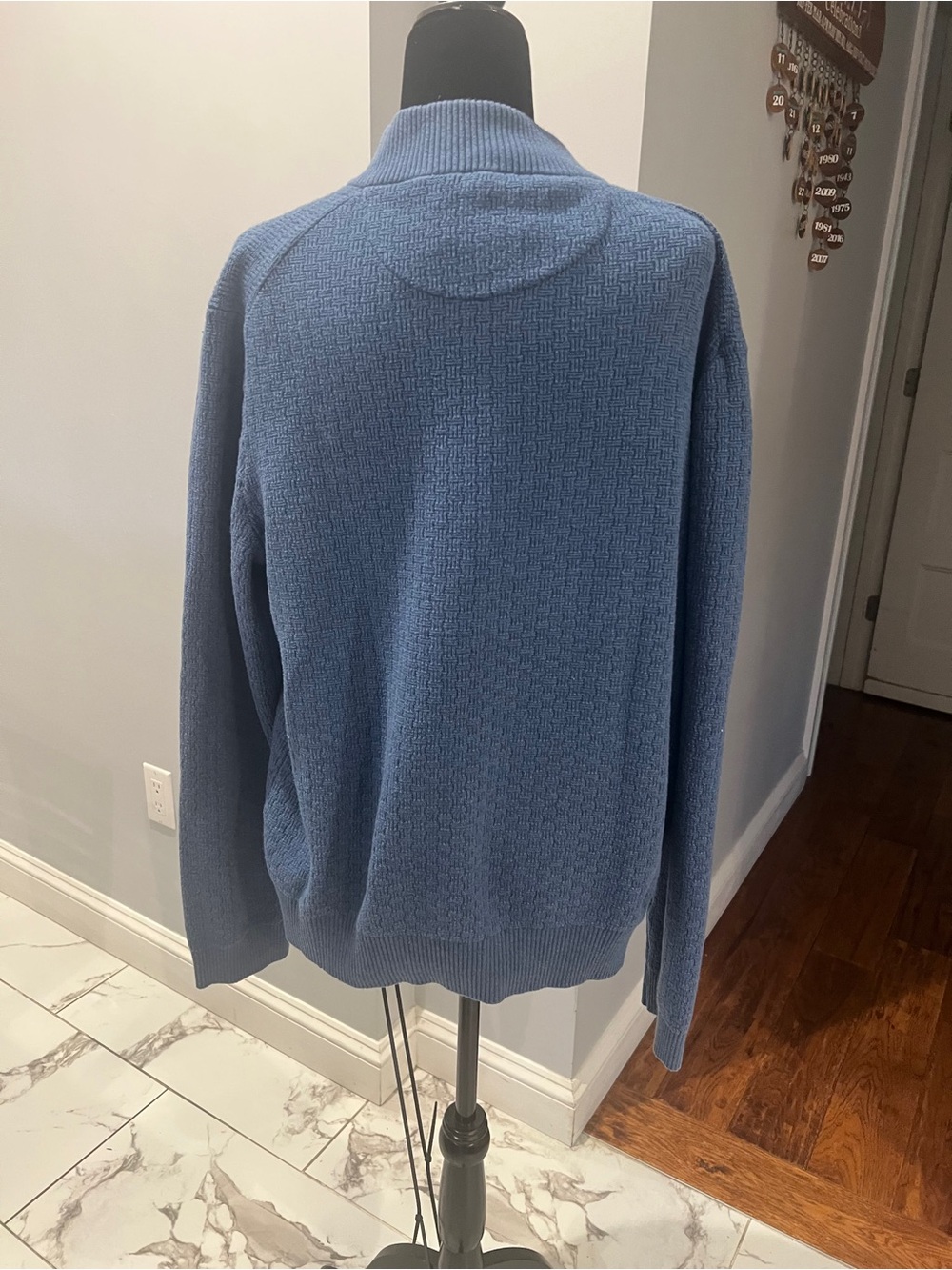Jos. A. Bank Light Blue Crewneck Knit Sweater